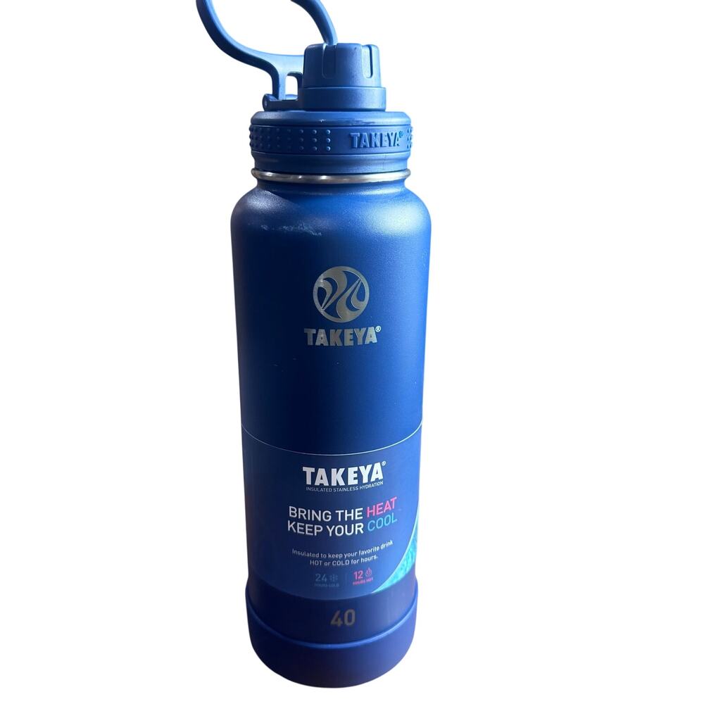 Takeya Actives 40 oz. Insulated Stainless Steel Water Bottle NWT